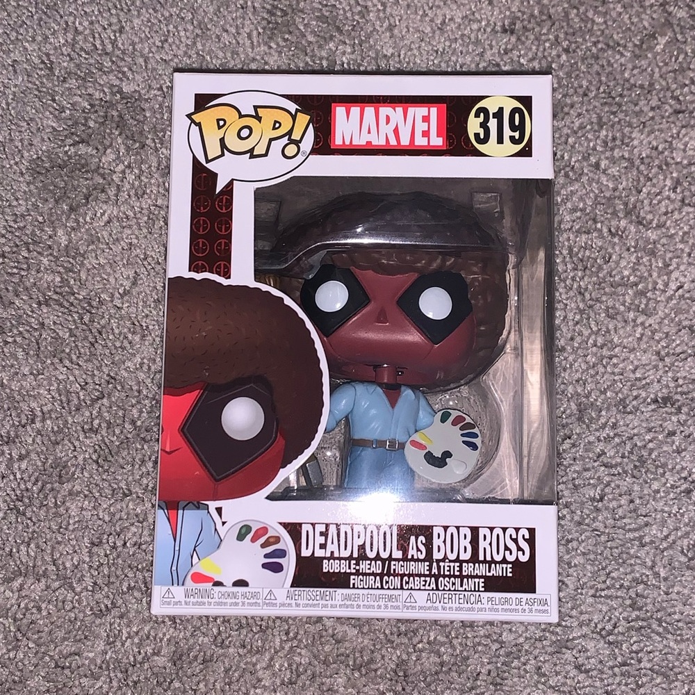 Funko Pop: Deadpool as Bob Ross